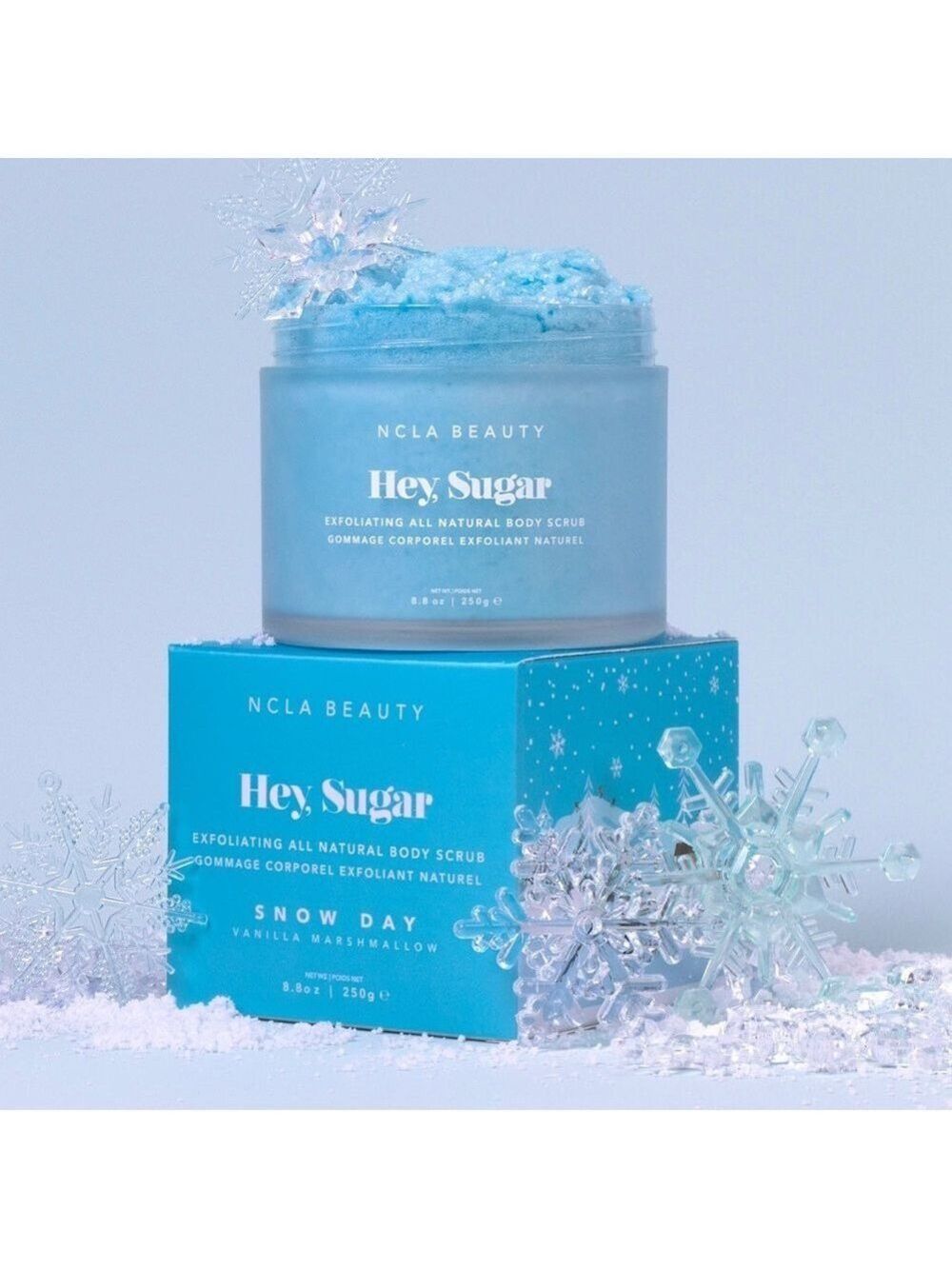 NCLA Beauty Hey Sugar SNOW DAY Vanilla Marshmallow Body Scrub | NEW | Hey, Sugar - Picture 2 of 12